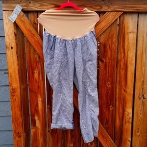 **3 for $15** Maternity Linen Pants